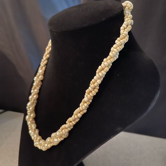 Vintage Freshwater Pearl & Beaded Necklace - Picture 2 of 4